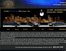 Tablet Screenshot of limopride.com
